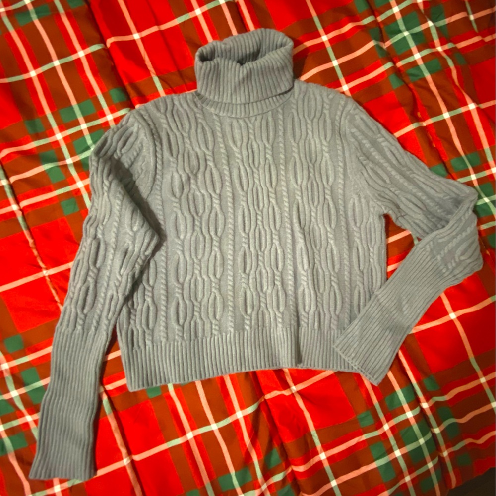 Francesca Grey Turtle Neck Sweater